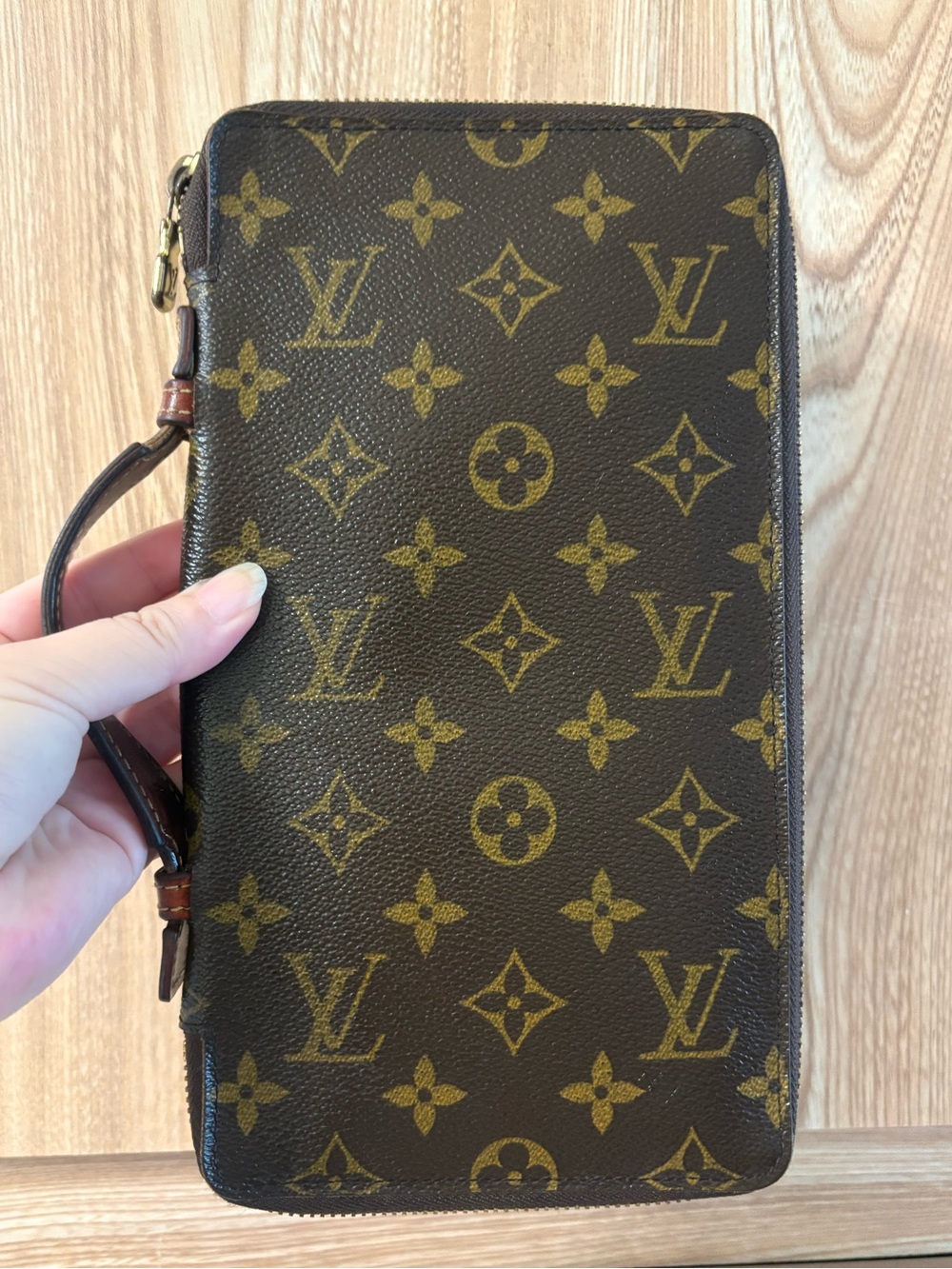 Auth Louis Vuitton Organizer De Voyage M60119 Monogram Travel Wallet France